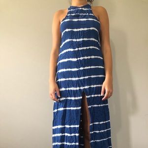 Acacia silk tie dye dress